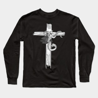 Viper Cool cross swag tattoo artist fit Raven Long Sleeve T-Shirt